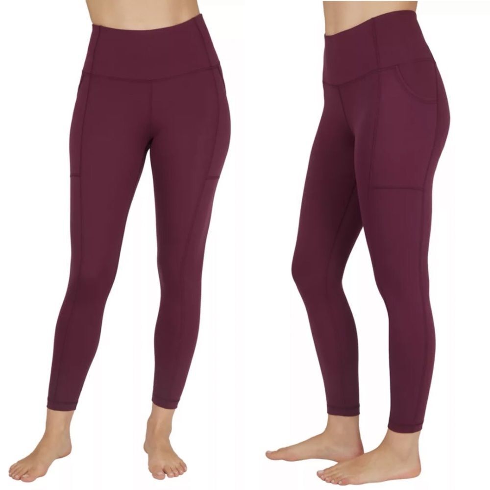 Yogalicious Lux High Rise Ankle Leggings with Pockets • size XS